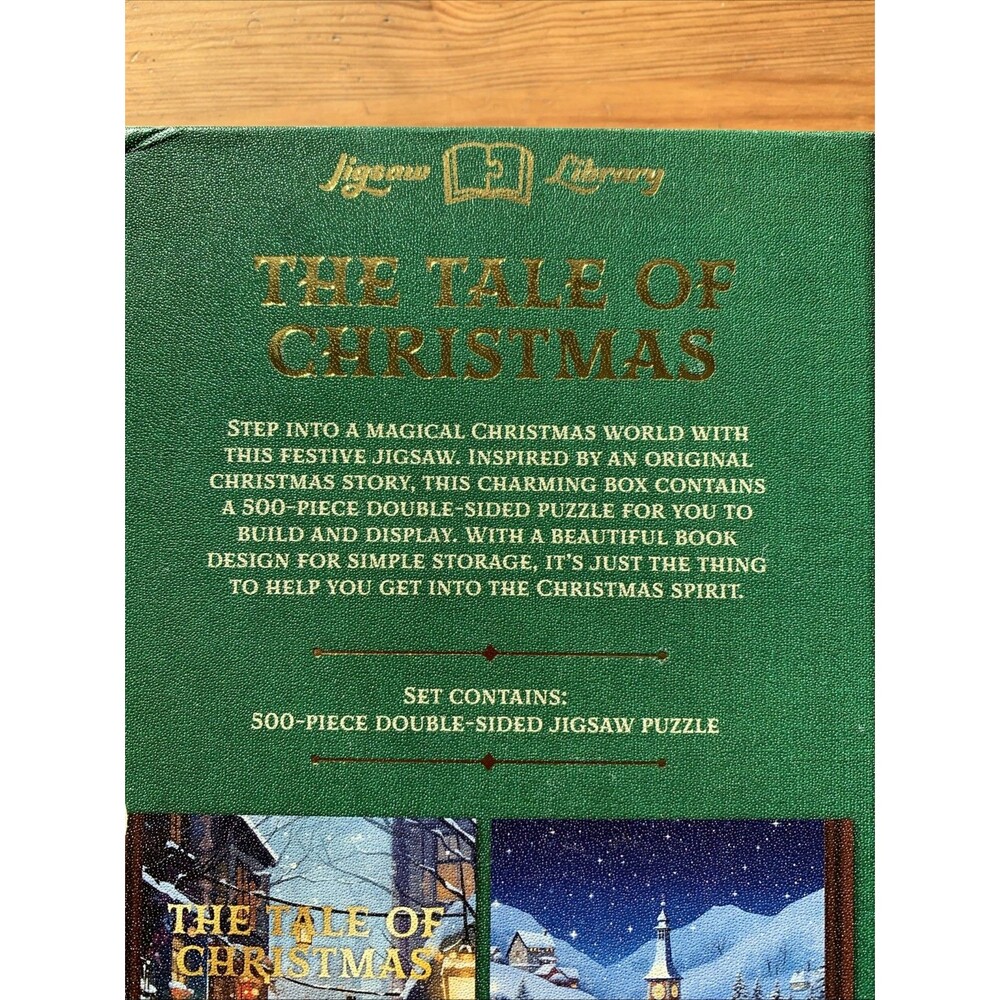 Professor Puzzle Double Sided "The Tale of Christmas Jigsaw Puzzle 500 Piece NWT - Picture 12 of 12